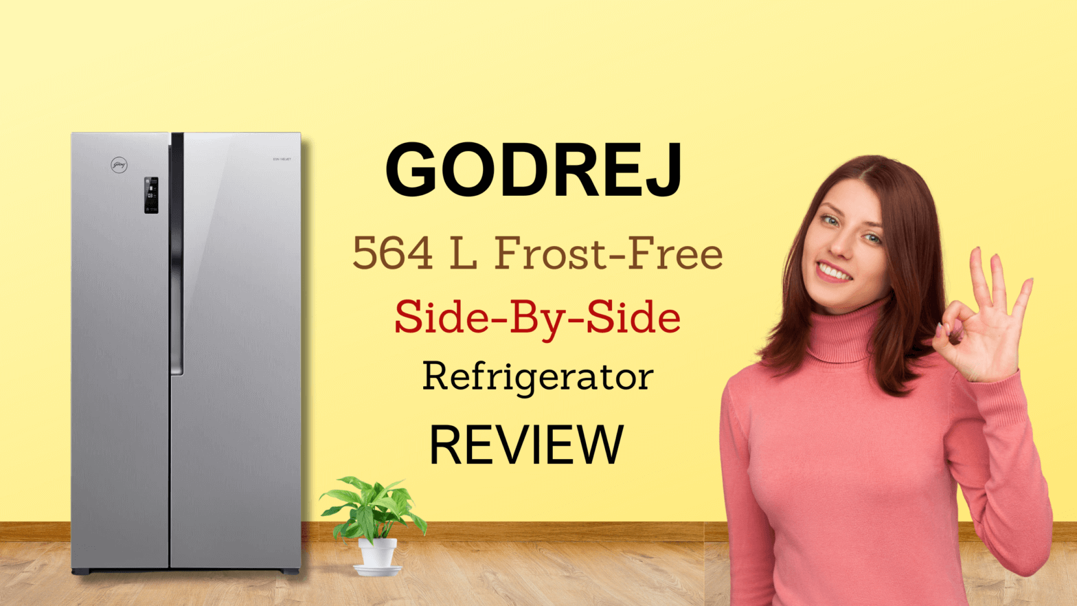 Godrej 564 L Frost Free Side-By-Side Refrigerator Review