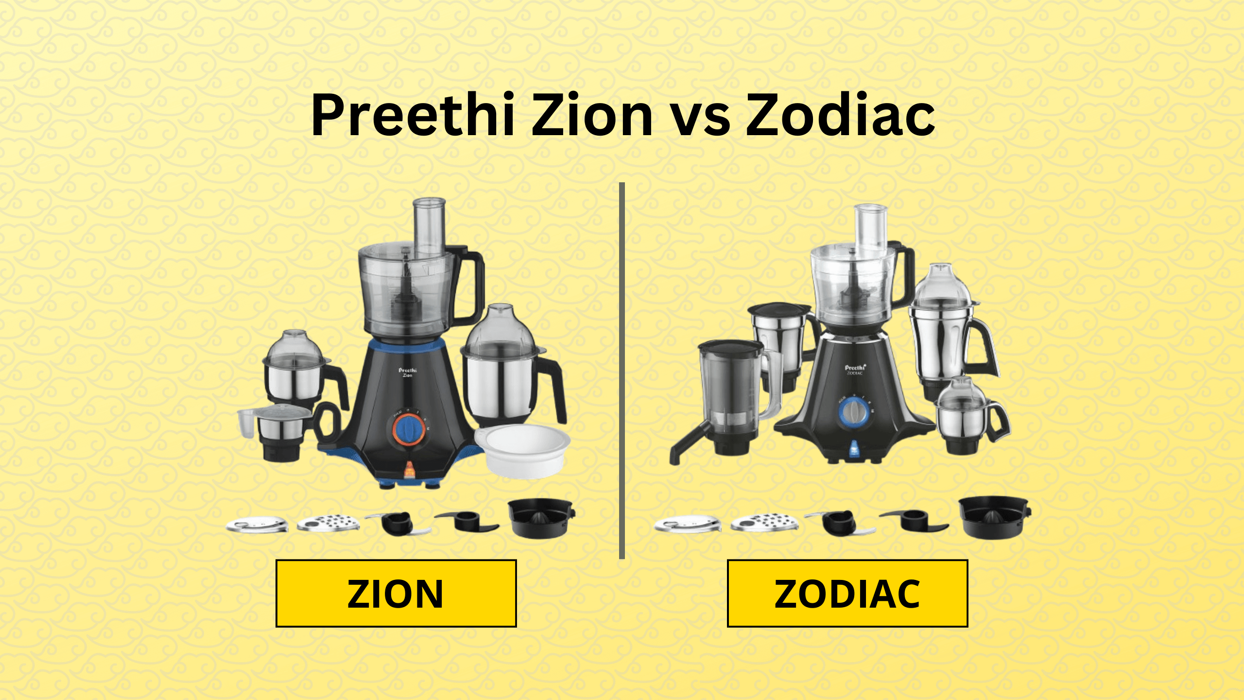 Preethi Zion vs Zodiac